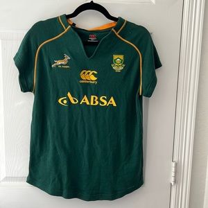 Vintage South African (Springboks) Canterbury soft jersey rugby jersey
